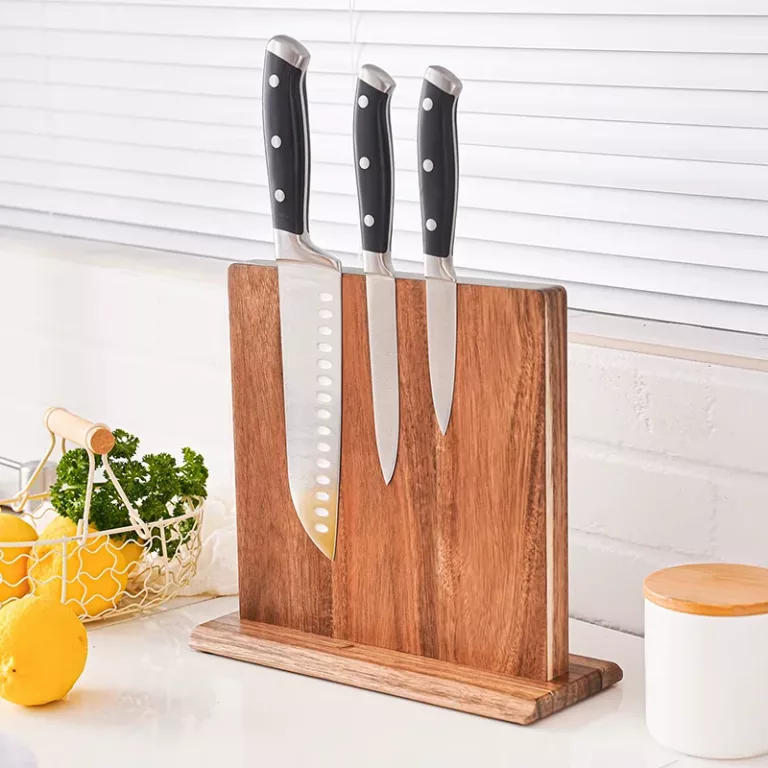 wooden magnetic knife holder, magnetic knife block wood, wooden magnetic knife rack, magnetic wood block knife holder